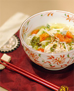 Yoğurtlu tavuklu pirinç çorbası tarif resmi