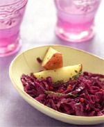 Sirkelı mor lahana salatası Sirkelı mor lahana salatası tarifi