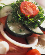 Akdeniz sebze salatası tarif resmi