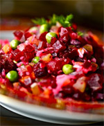 Renkli  kırmızı şeker pancarı salatası tarif resmi