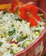 Zencefilli pirinç salatası tarif resmi