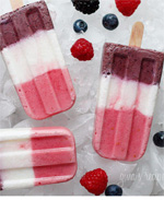 3 renkli yoğurtlu dondurma tarif resmi