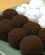 Çikolatalı toplar Truffe tarif resmi