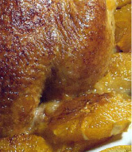 Turuncu portakallı tavuk yemeği tarif resmi