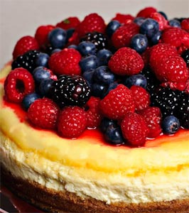 Meyveli cheesecake  tarif resmi
