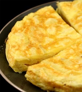 Sahur da patates tortilla(ispanyol omleti) tarif resmi