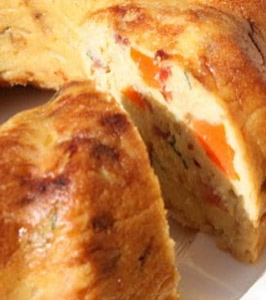 Patatesli tavuklu tuzlu kek tarifi Patatesli tavuklu tuzlu kek tarifi resmi