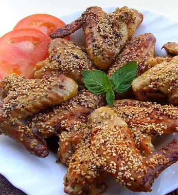 Soya soslu çıtır tavuk kanatları tarif resmi