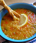 Erişteli mercimek çorbası Erişteli mercimek çorbası tarifi