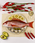 Fırında sebzeli balık tarif resmi